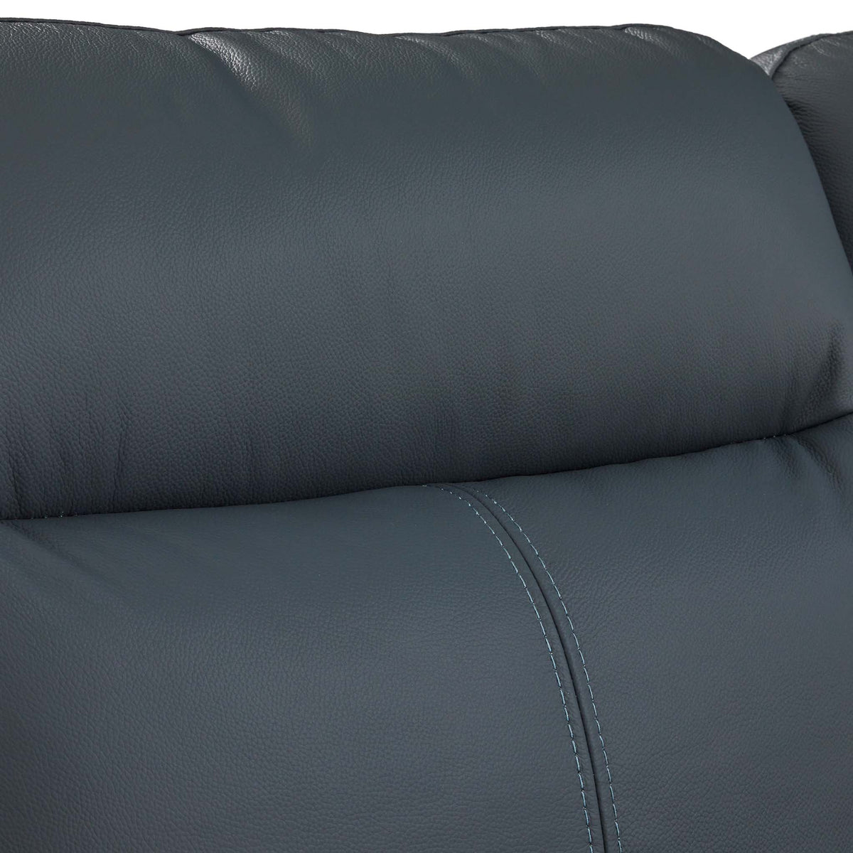 Hugo 3 Seater Leather Sofa Grey