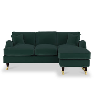 Hattie Velvet Chaise Sofa