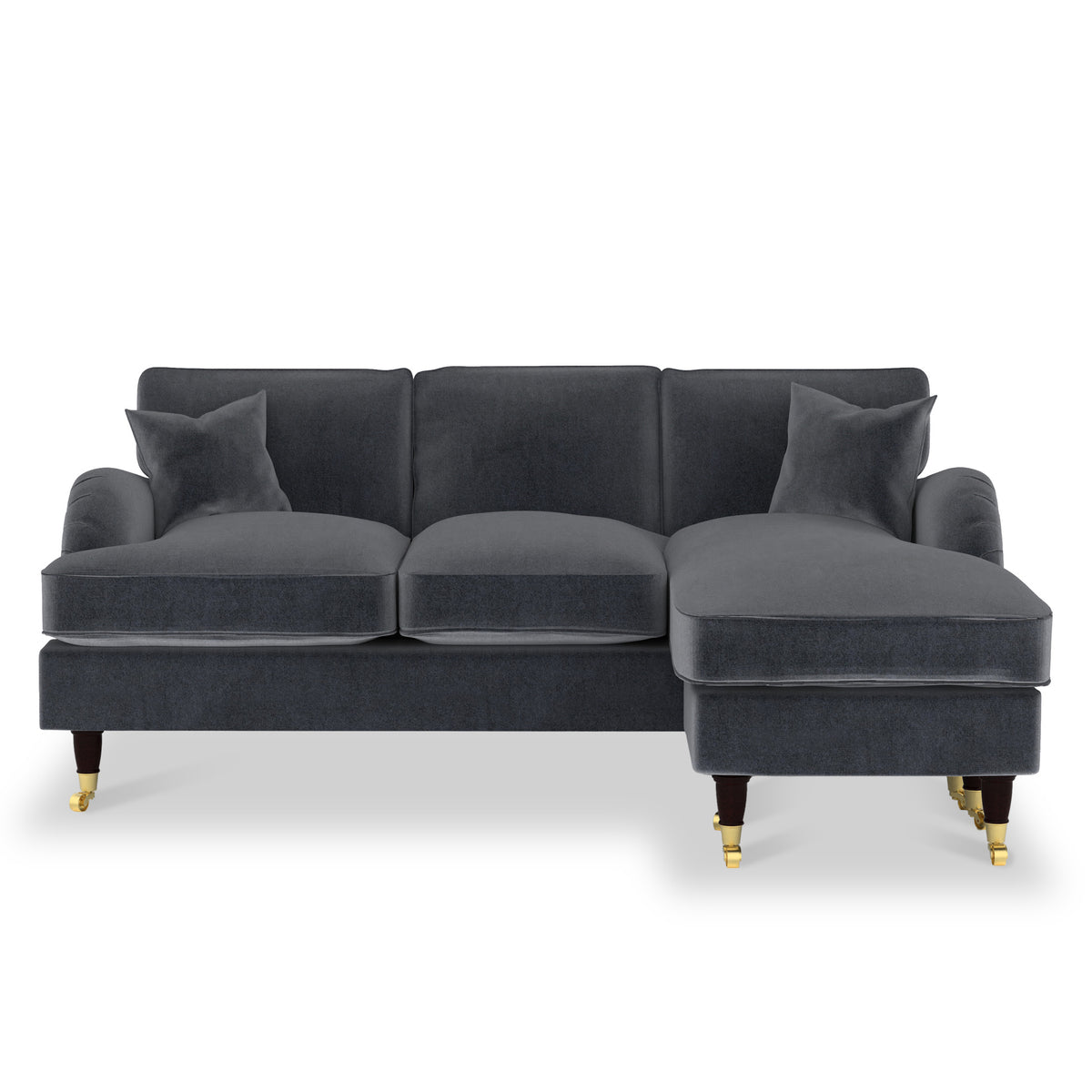 Hattie Velvet Chaise Sofa