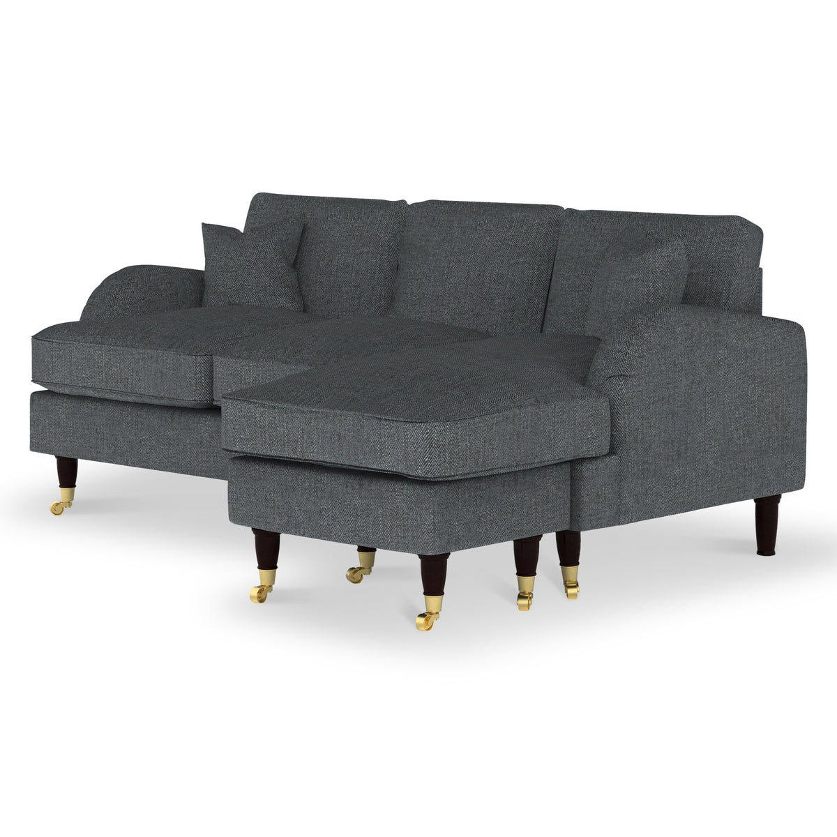 Prescott Herringbone Chaise Sofa from Roseland