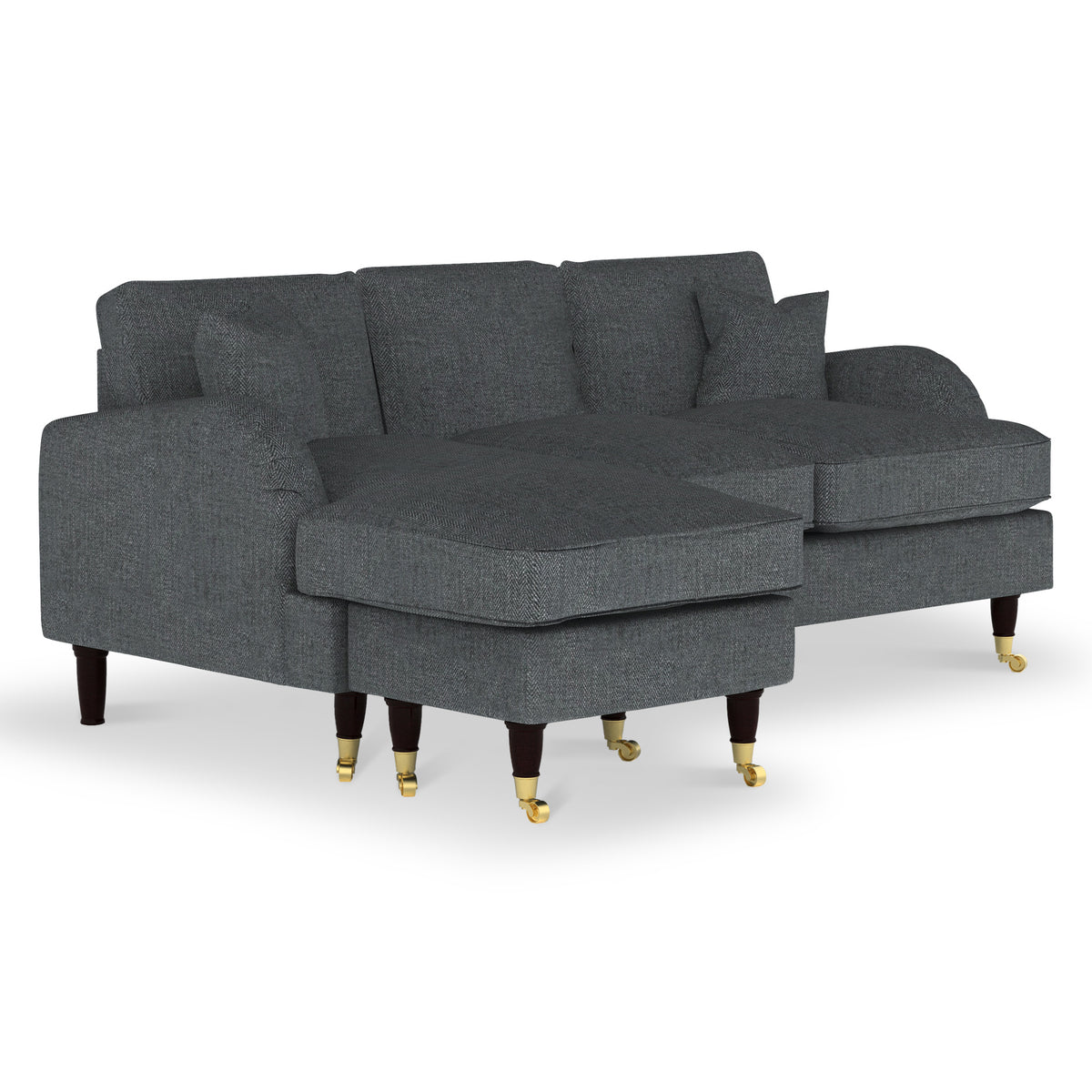 Prescott Herringbone Chaise Sofa from Roseland