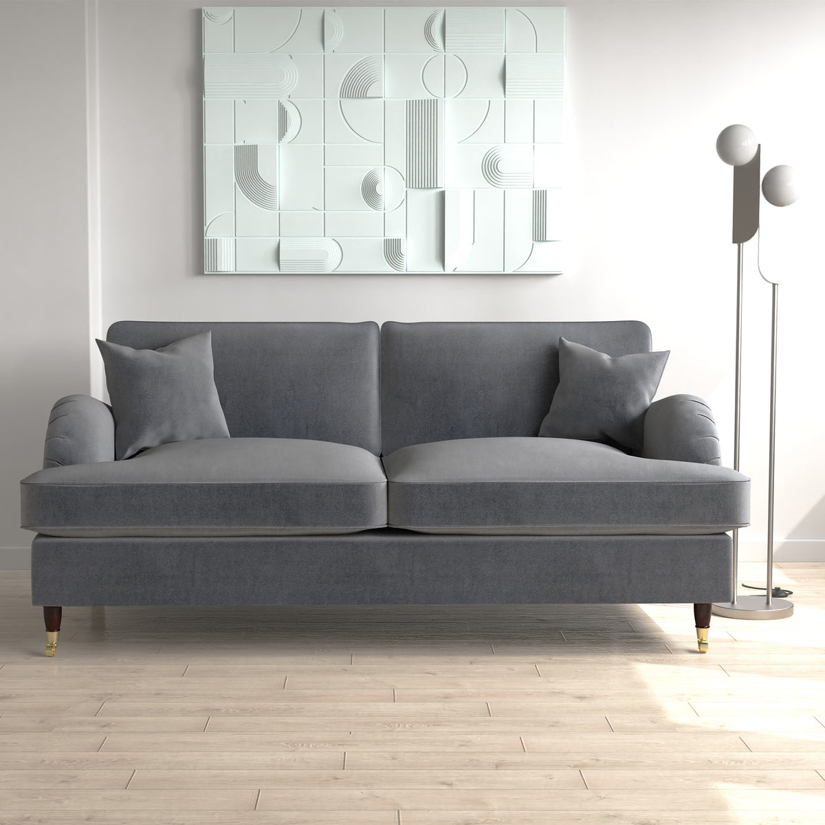 Hattie Velvet 3 Seater Sofa
