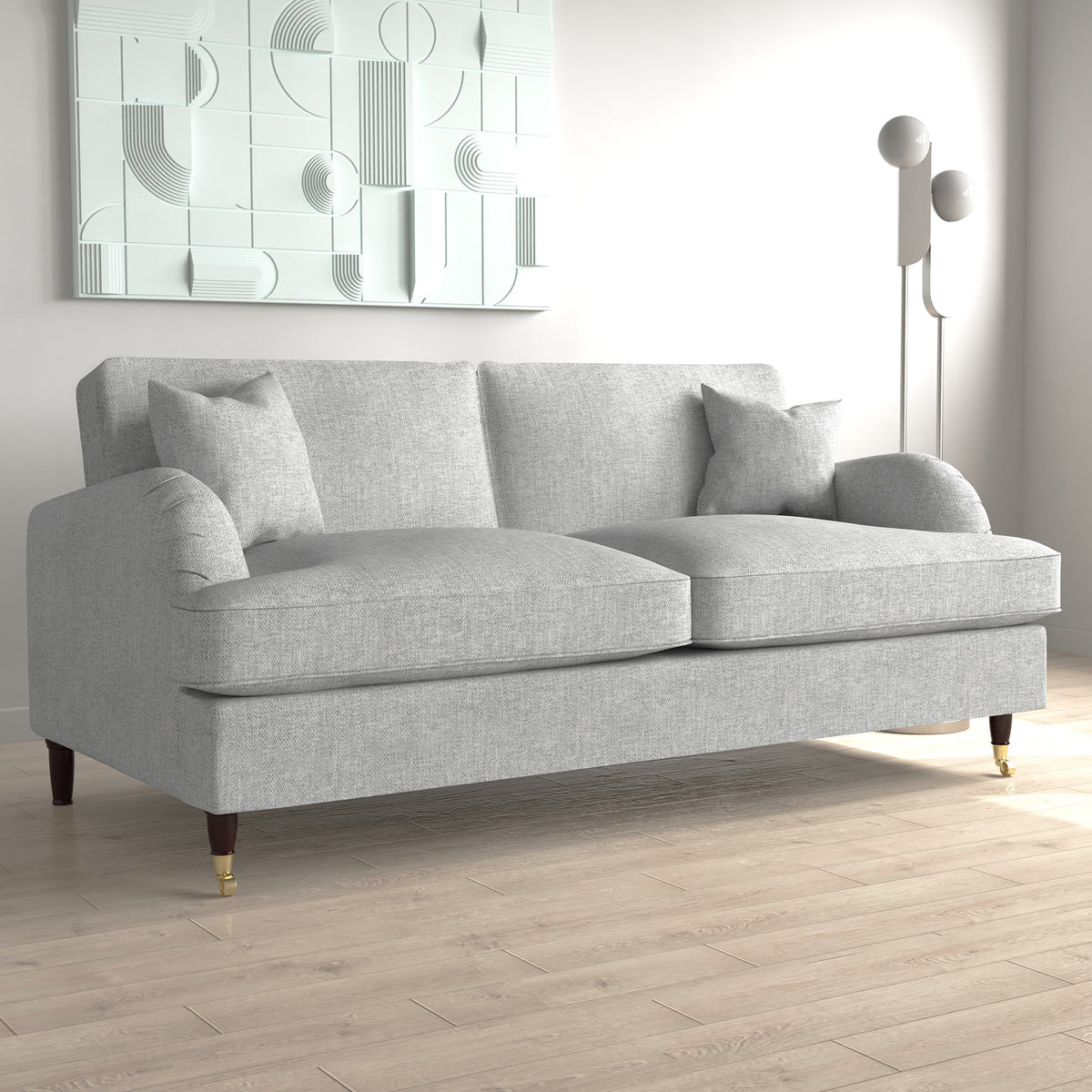 Prescott Herringbone 3 Seater Sofa