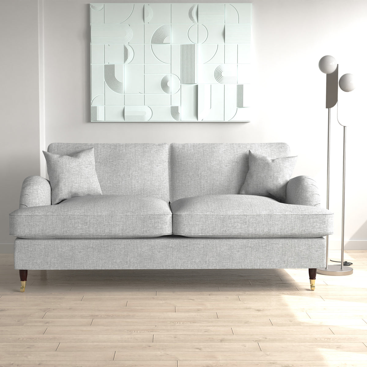Prescott Herringbone 3 Seater Sofa