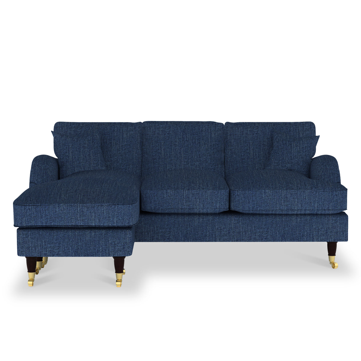 Prescott Herringbone Chaise Sofa