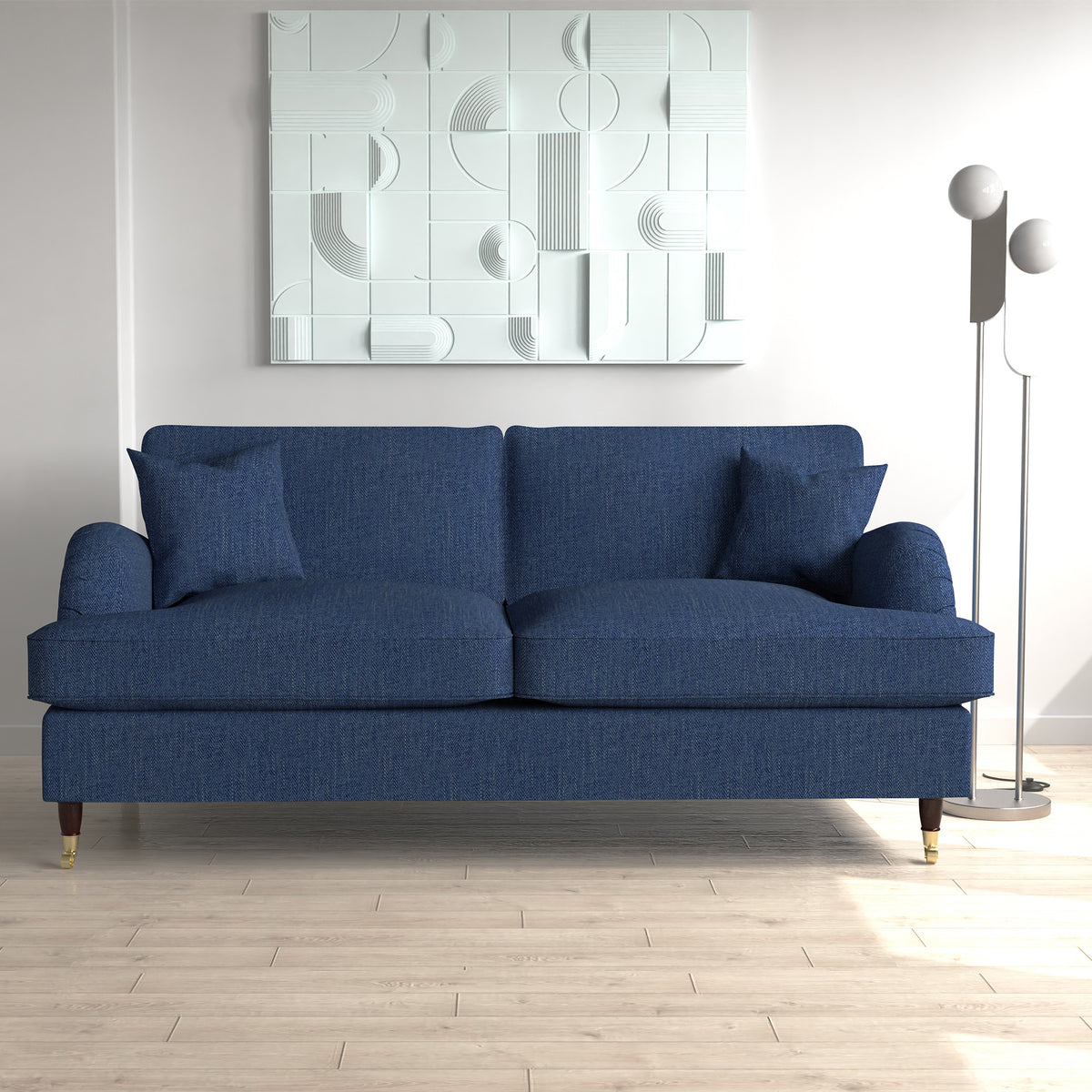 Prescott Herringbone 3 Seater Sofa