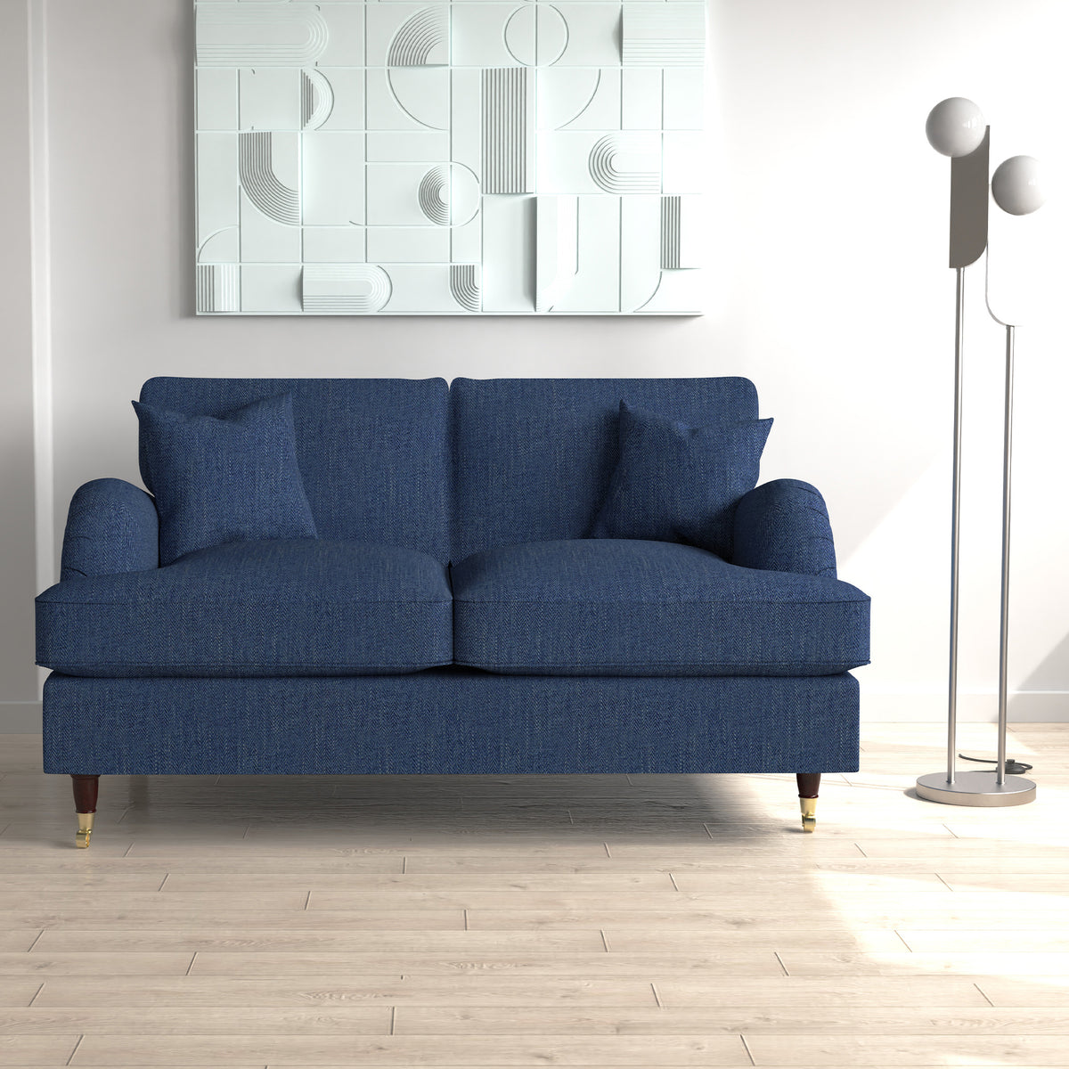 Prescott Herringbone 2 Seater Sofa