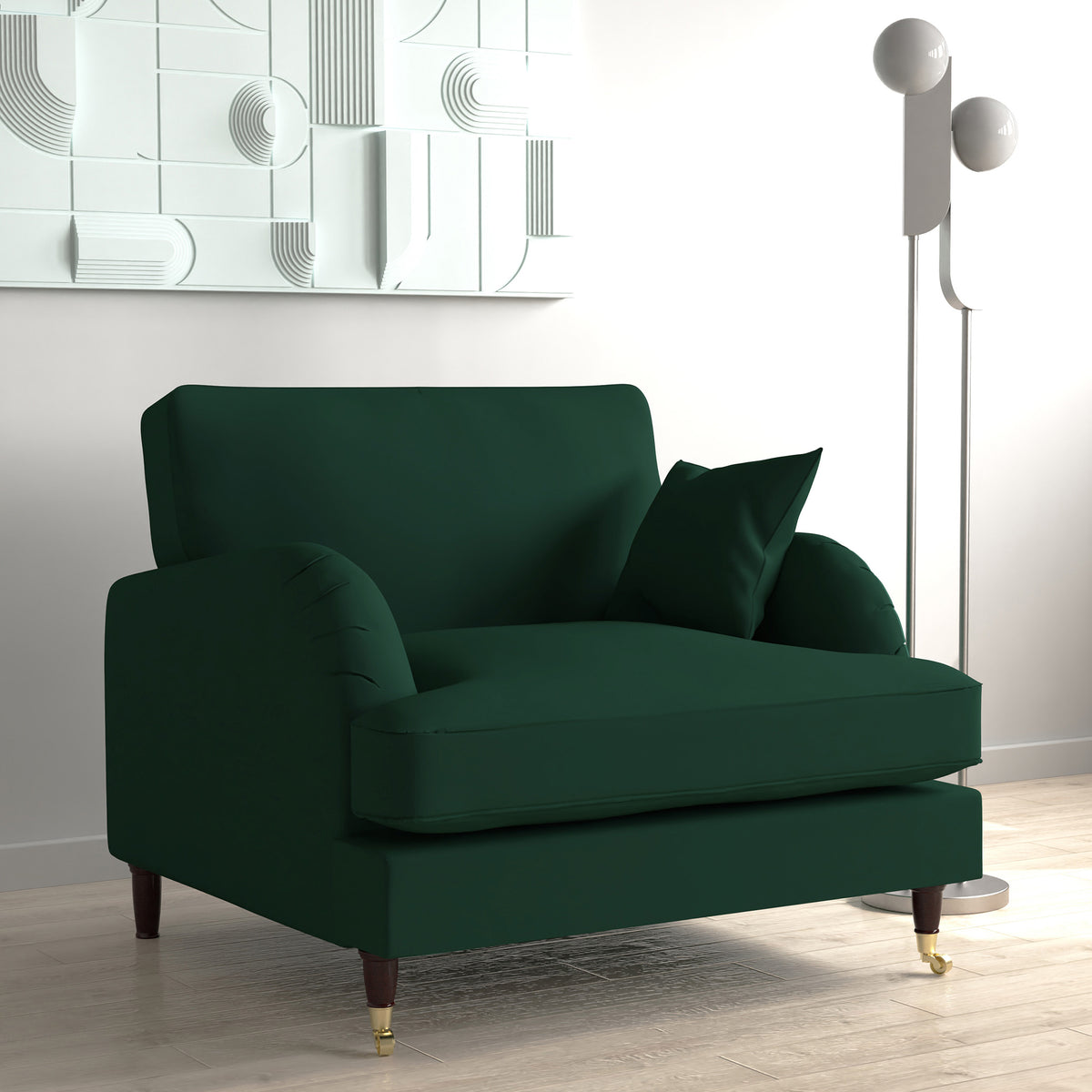 Hattie Velvet Cuddle Chair