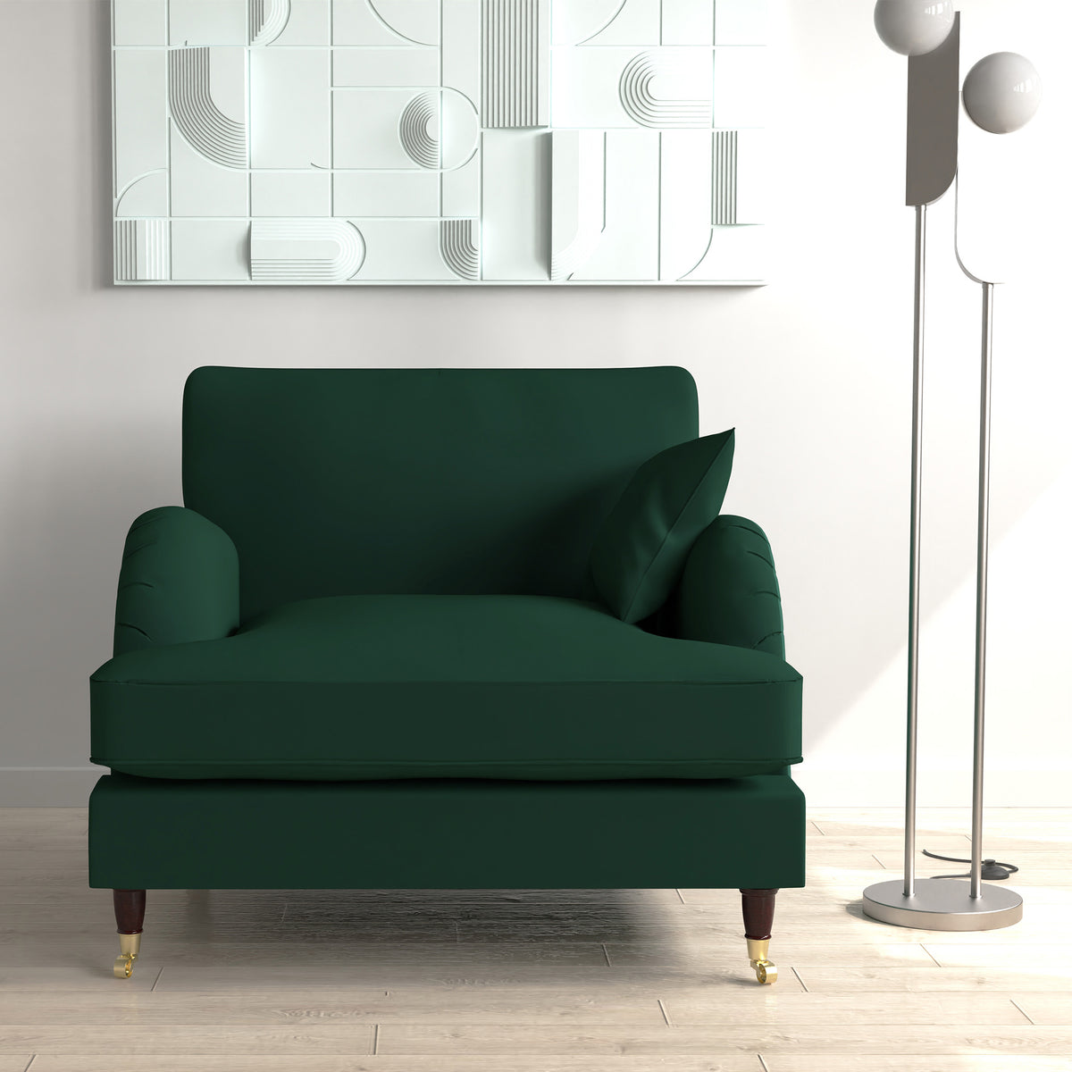 Hattie Velvet Cuddle Chair