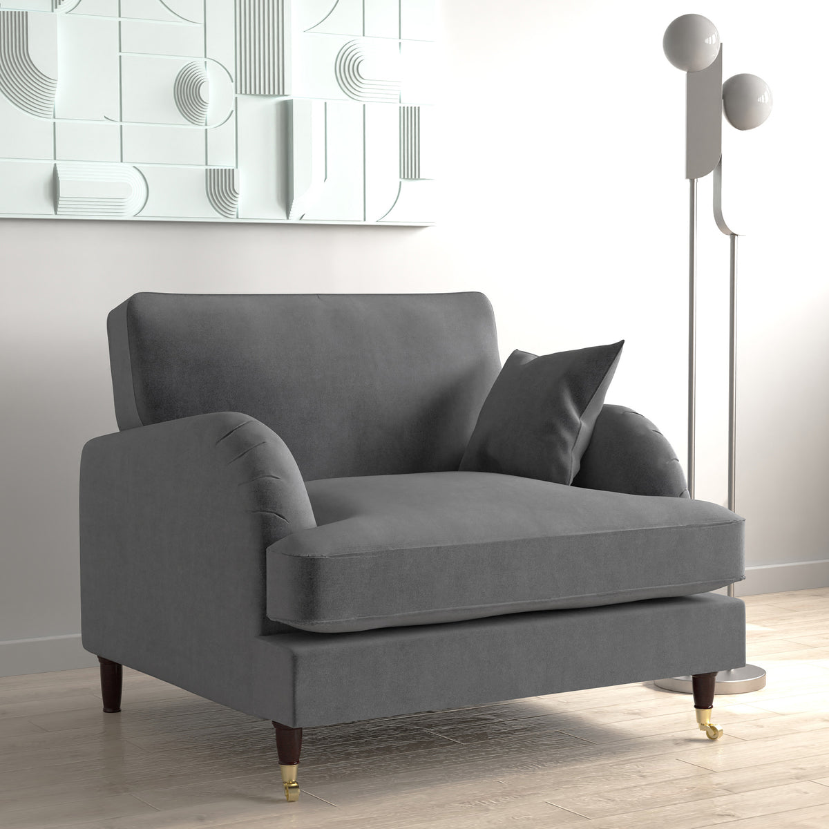 Hattie Velvet Cuddle Chair