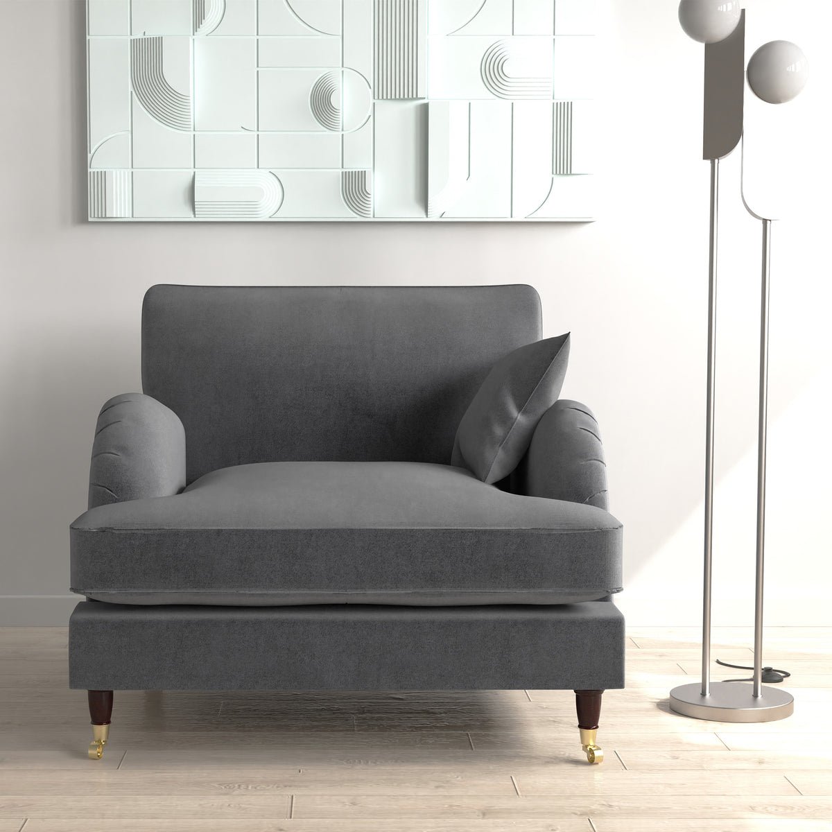 Hattie Velvet Cuddle Chair