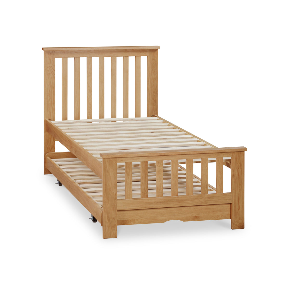 Finn Oak Guest Bed with Trundle from Roseland Furniture