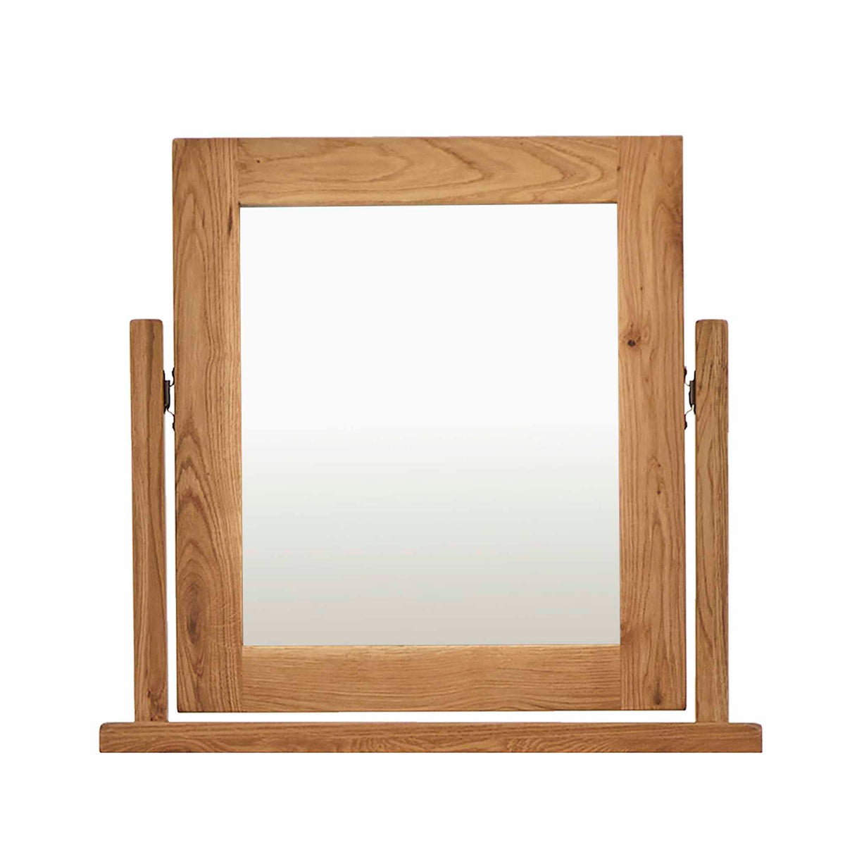 Zelah Oak Vanity Mirror - Front view