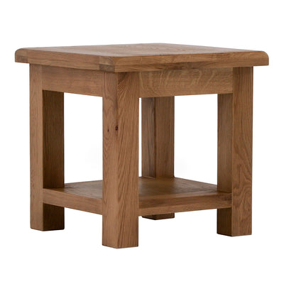 Zelah Oak Lamp Table