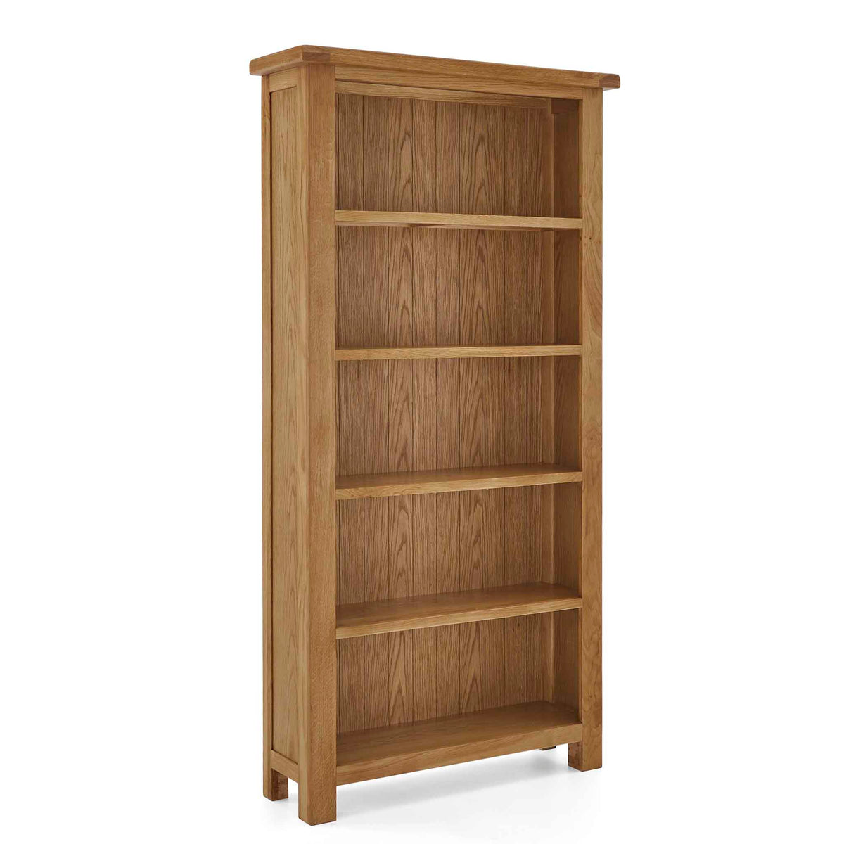 Zelah Oak Large Bookcase by Roseland Furniture