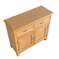 top view of the London Oak Small Sideboard