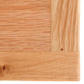 London Oak Large Sideboard - Close up of top corner of top of sideboard