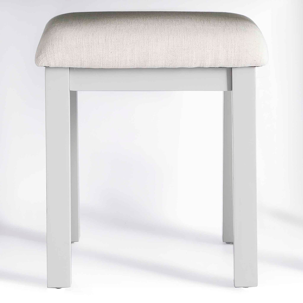 Farrow Grey Dressing Table Set - Close up of Stool