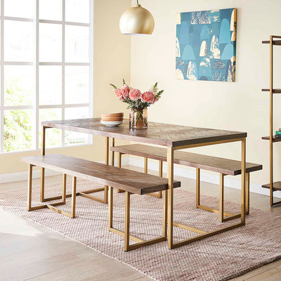 Houston Acacia 160cm Dining Table