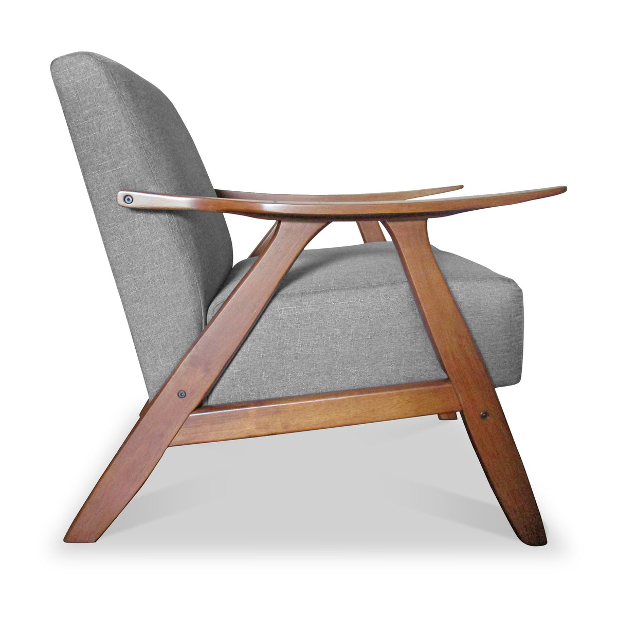 Hollis Grey Deep Padded Armchair for reception