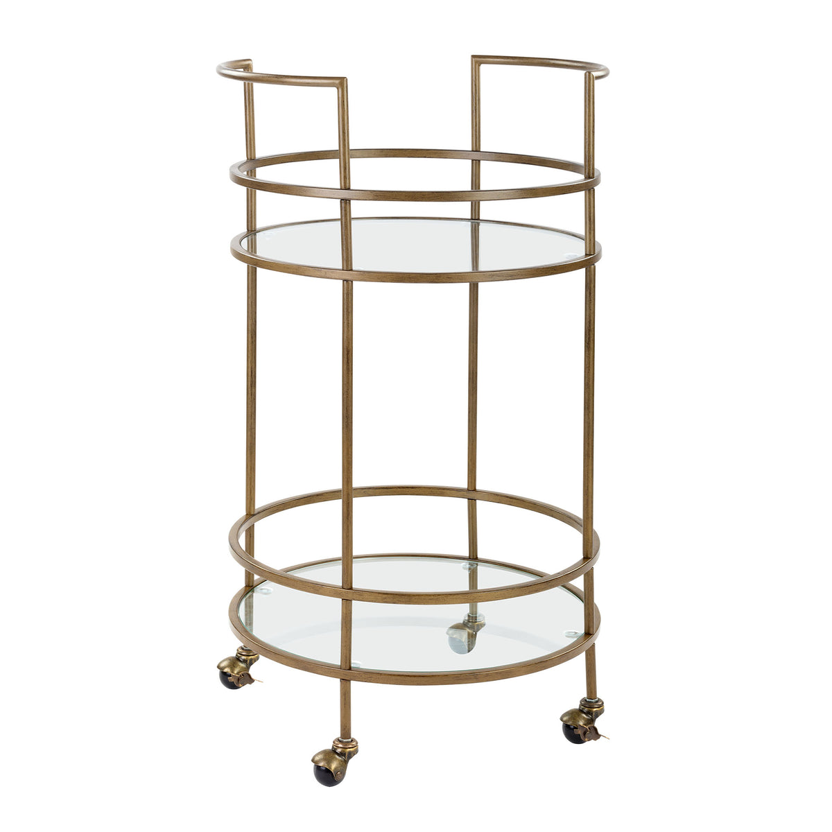 Adler Brass Bar Drink Cart from Roseland Furniture