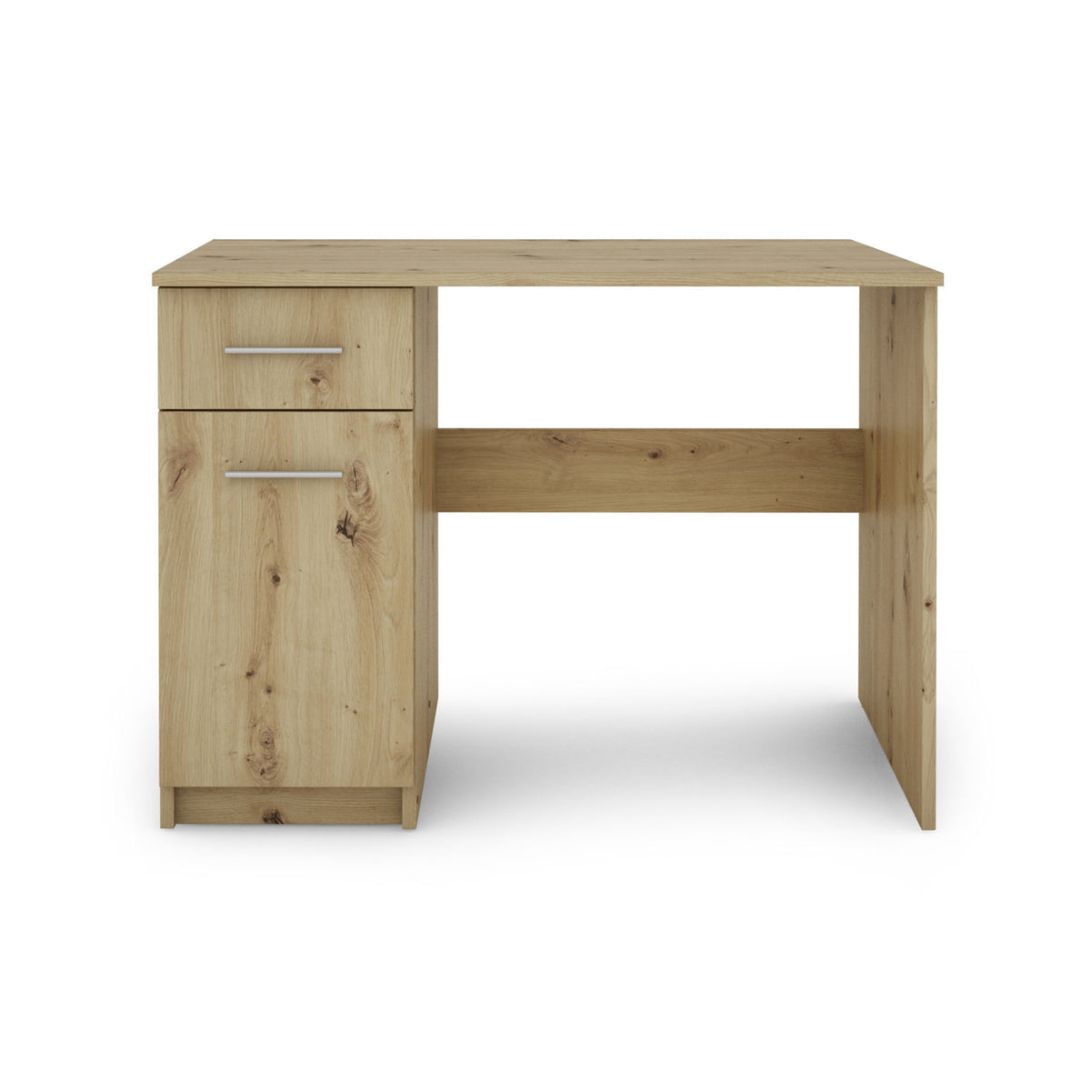 Nero Artisan Oak Effect Modern Office Work from Home Desk