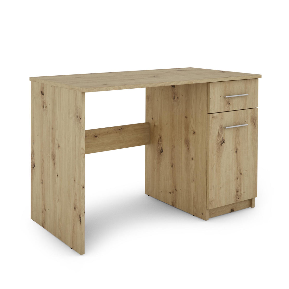 Nero Artisan Oak Effect Modern Office Desk