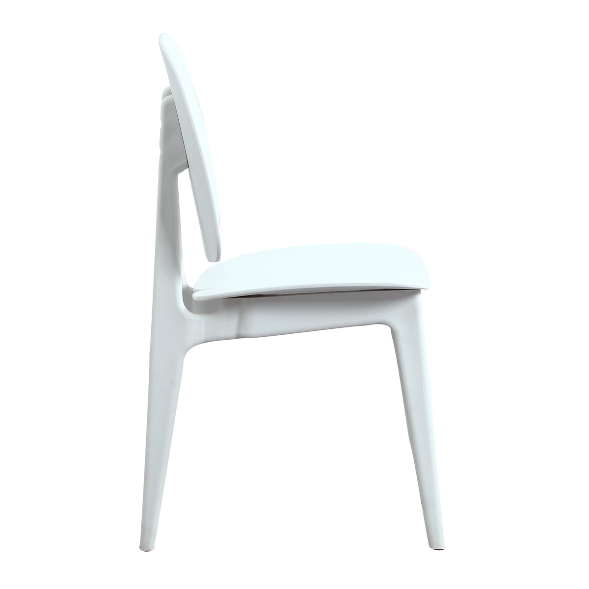 Garrett White Easy Clean Dining Chair