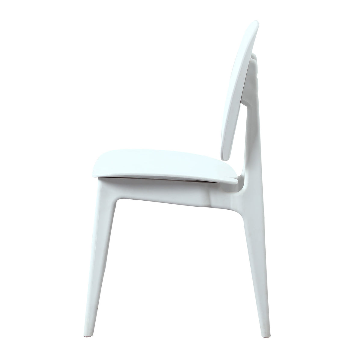 Garrett White Easy Clean Dining Chair