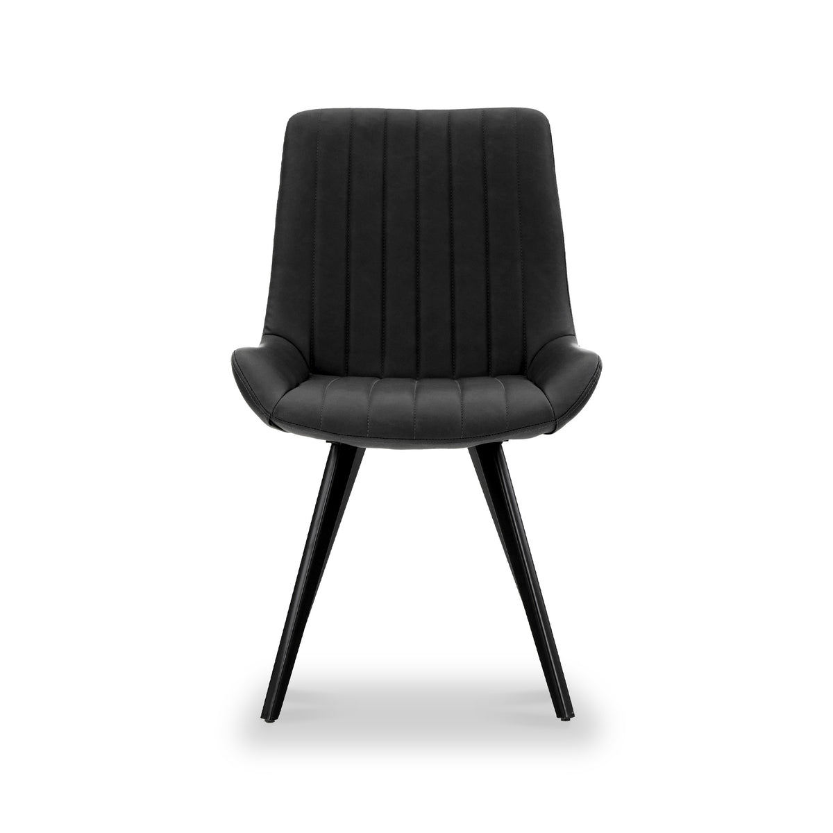 Cardona Grey Faux Leather Dining Chair