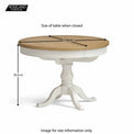 Bude Round Extending Dining Table
