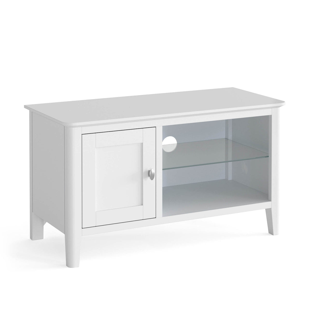 Chester White 90cm TV Stand by Roseland Furniture