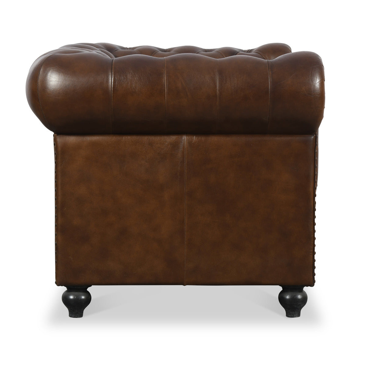 Nina Leather Chesterfield Armchair from Roseland