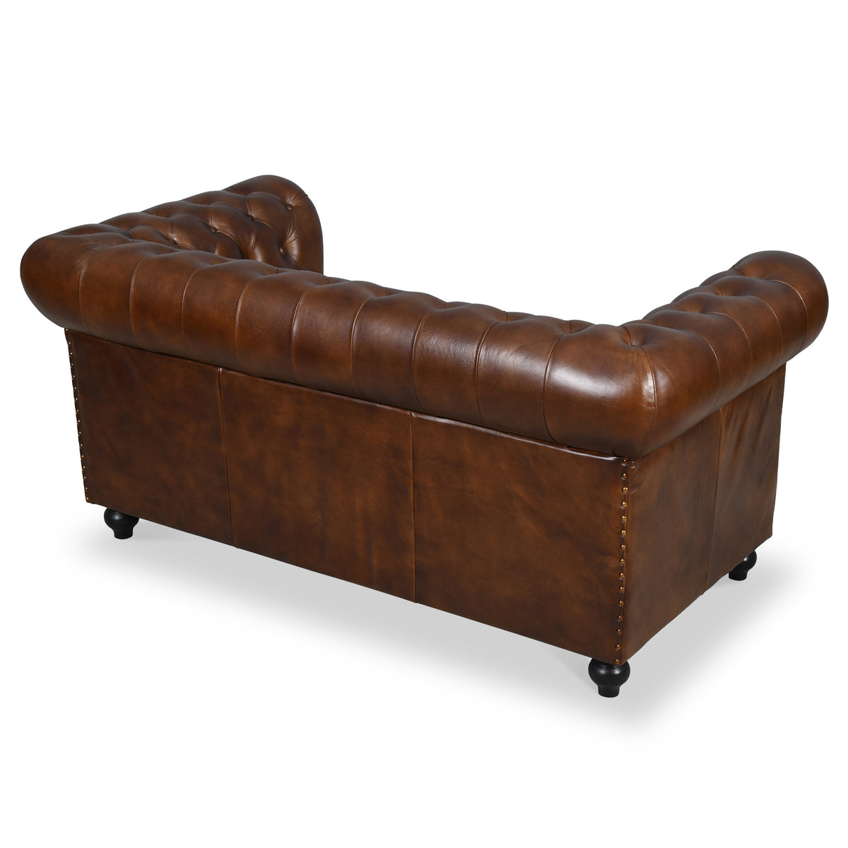 Nina Leather Chesterfield 2 Seat Sofa from Roseland