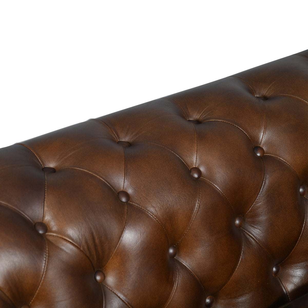 Nina Leather Chesterfield 2 Seat Sofa from Roseland