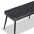 Riana Leather 160cm Bench from Roseland
