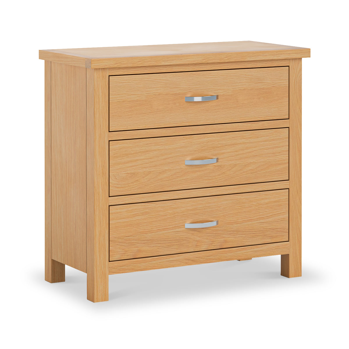 London Oak 3 Drawer Chest from Roseland Furniture