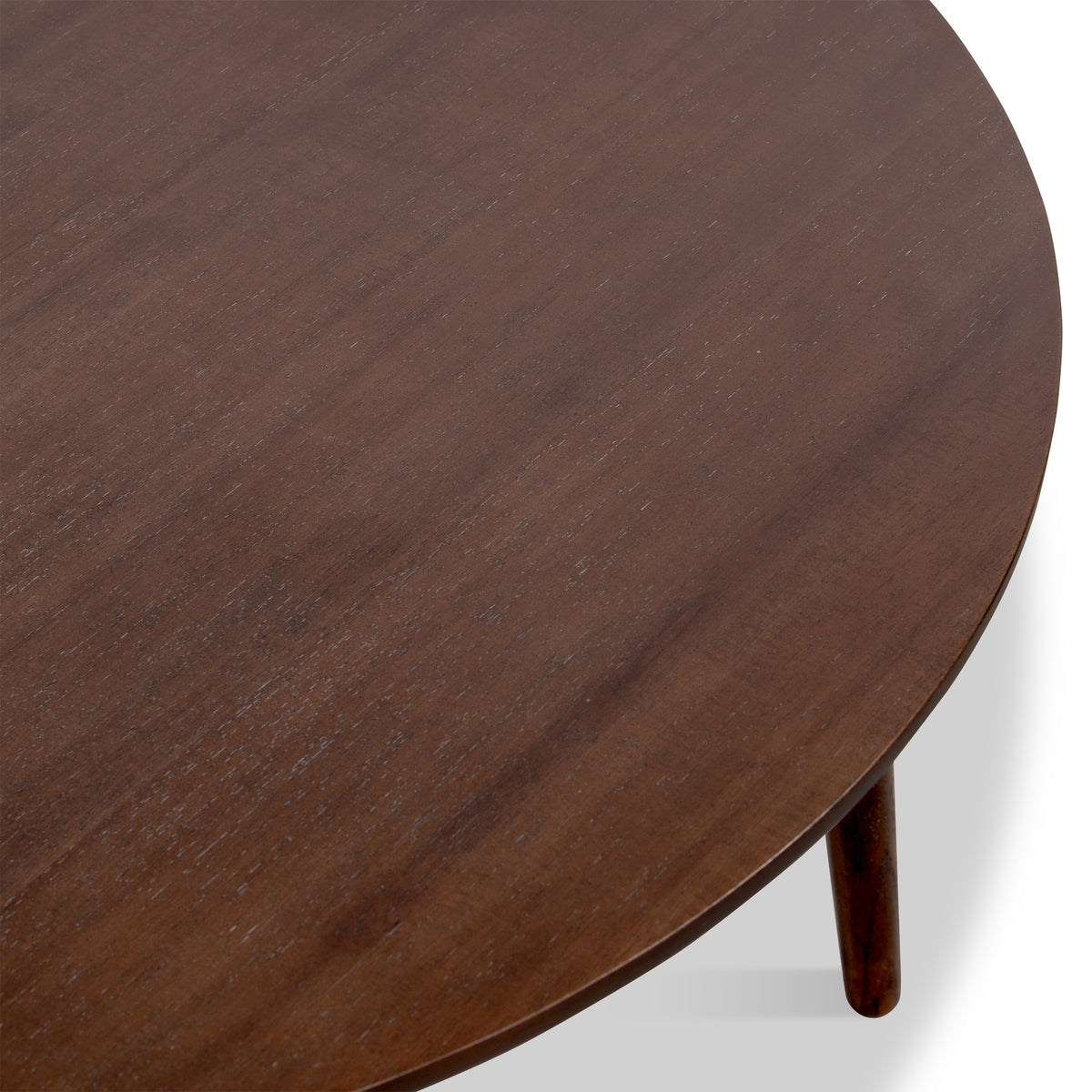 Oskar Mid Century Modern Compact Round Coffee Table