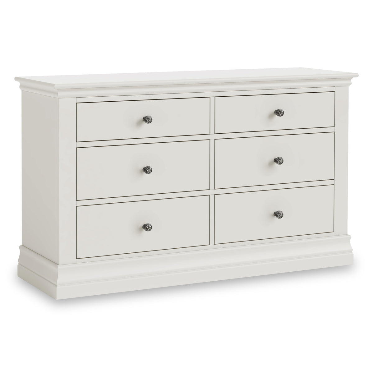 Porter Grey 6 Drawer Wide Chest from Roseland Furniture