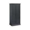 Porter Charcoal Full Hanging Double Wardrobe from Roseland Furniture