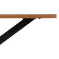 Sunburst Oak 210cm Rectangular Dining Table