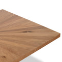 Sunburst Oak 180cm Rectangular Dining Table