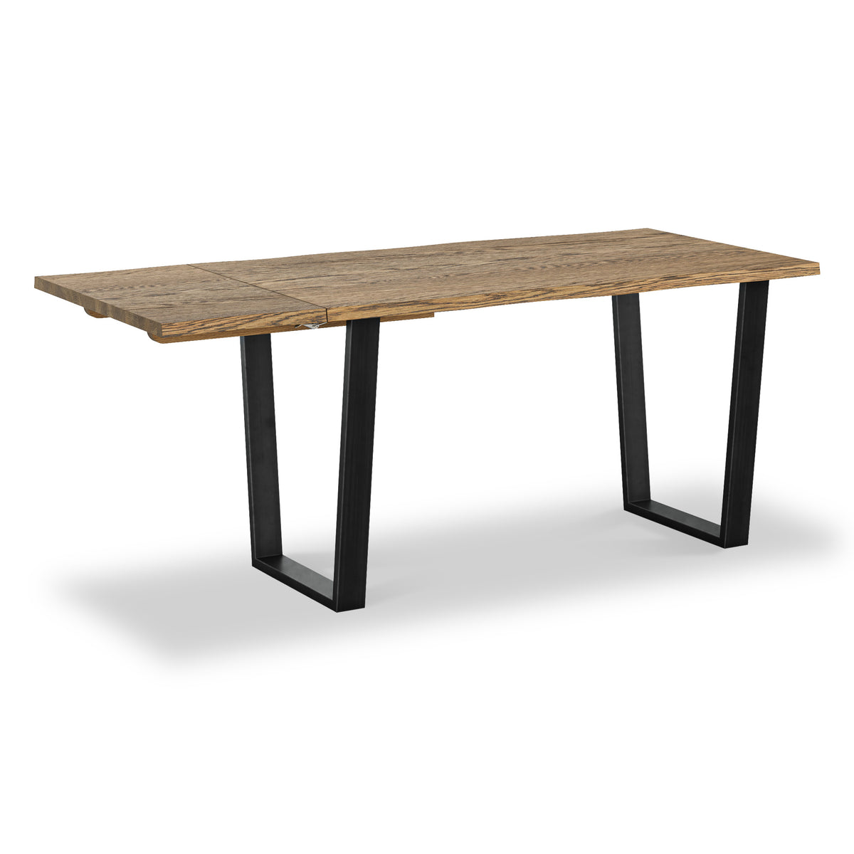 Isaac Oak 140cm Dining Table with extension leaf