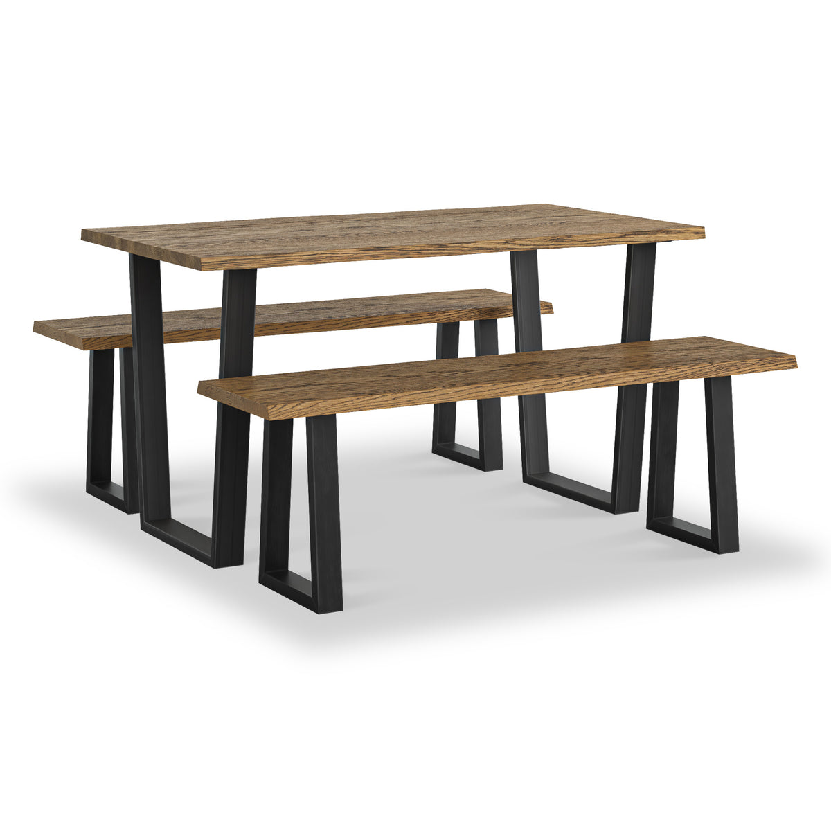 Isaac Oak 140cm Dining Table for 4 persons