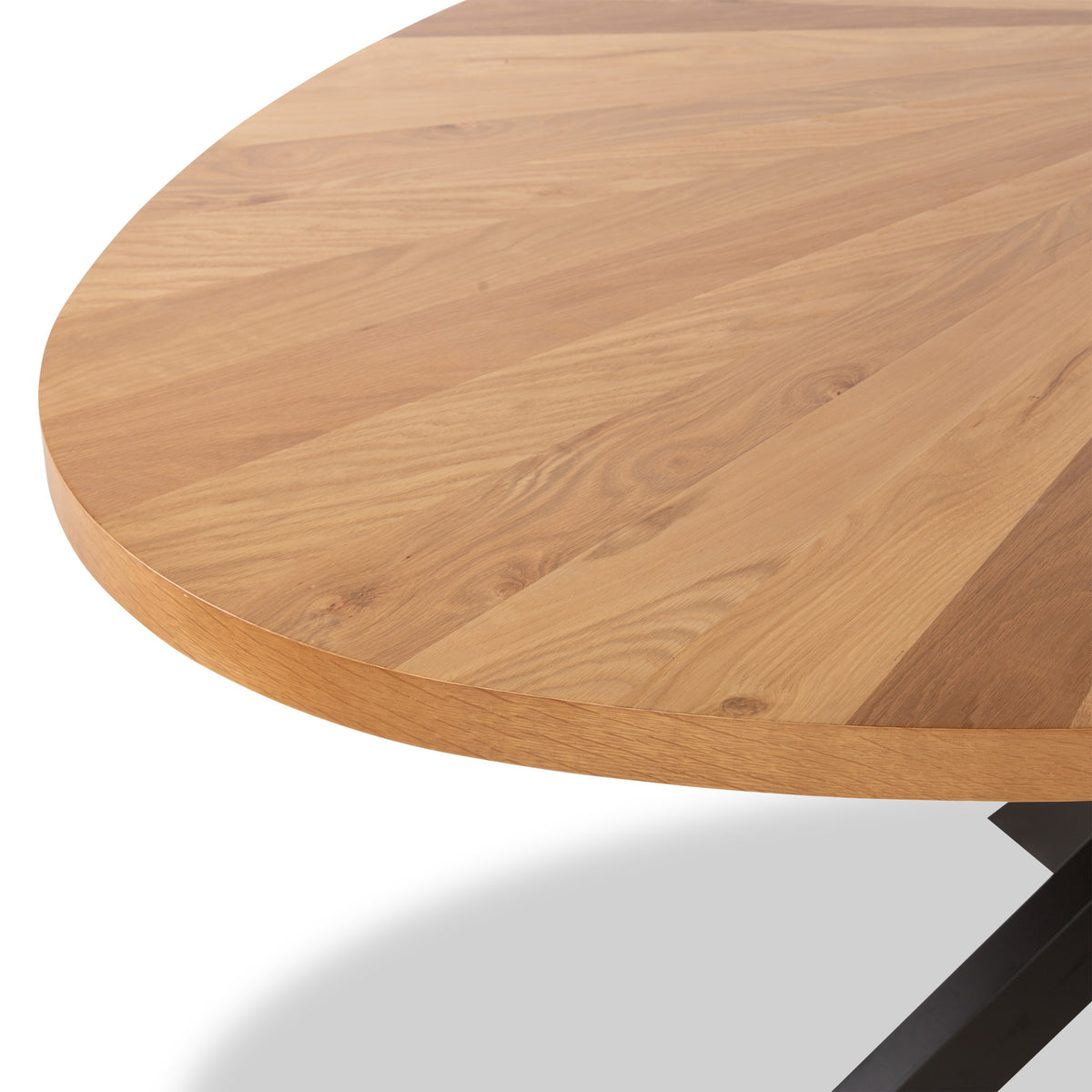 Sunburst Oak 180cm Ellipse Dining Table