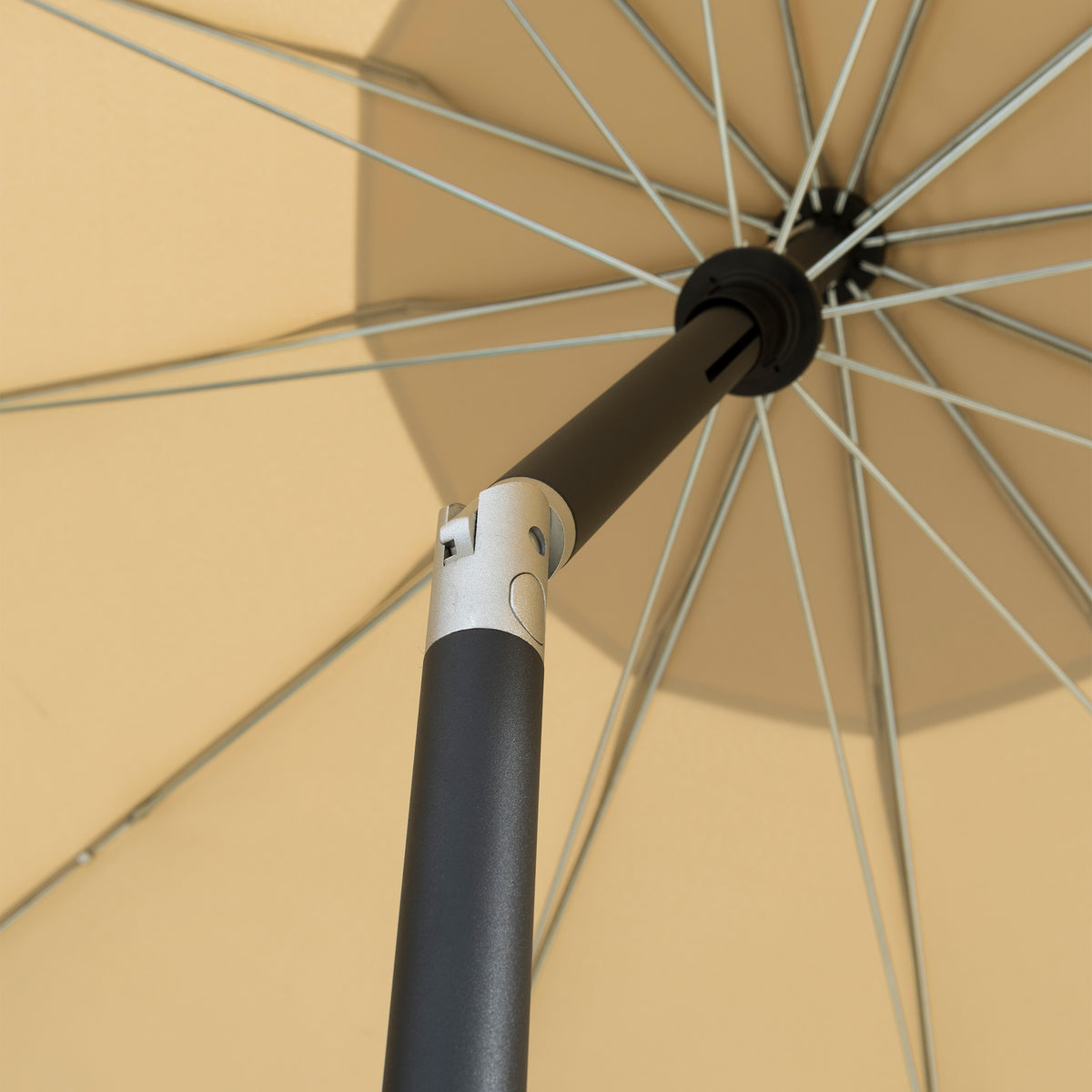 Carrousel Ivory Beaded 2.5m Crank & Tilt Parasol