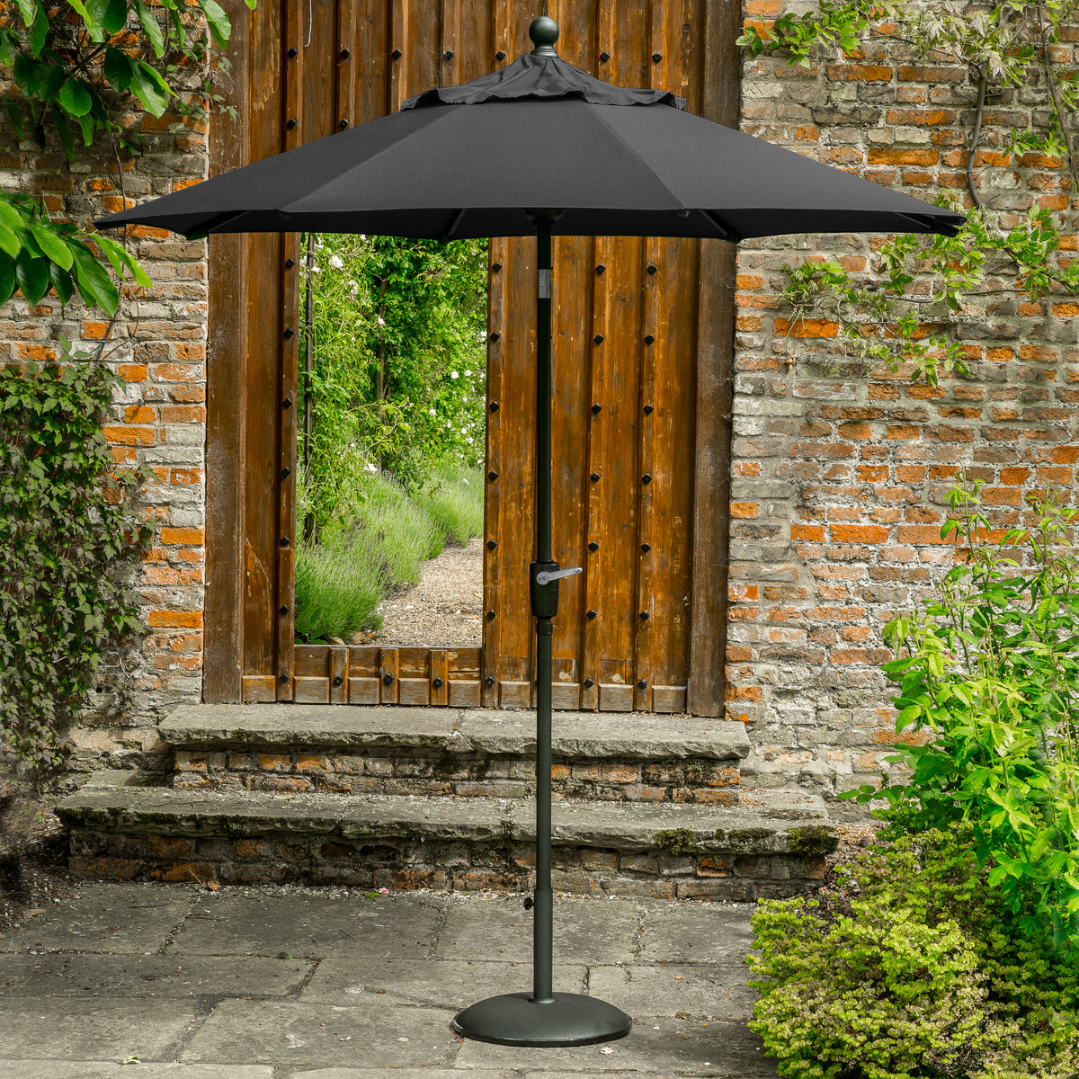 Elizabeth Charcoal 2.2m Parasol from Roseland