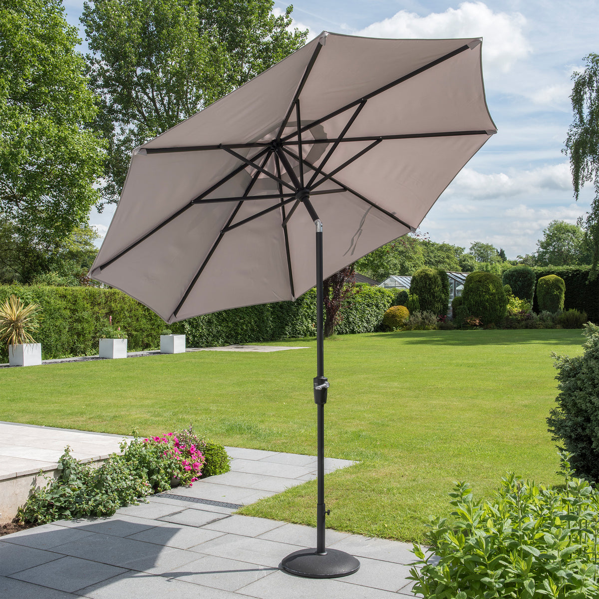 Elizabeth Taupe 2.7m Outdoor Garden Parasol