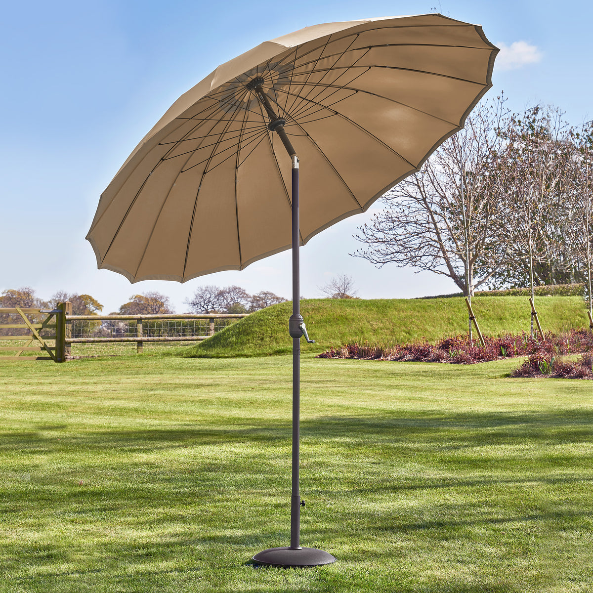 Geisha 2.5m Taupe Patio Parasol