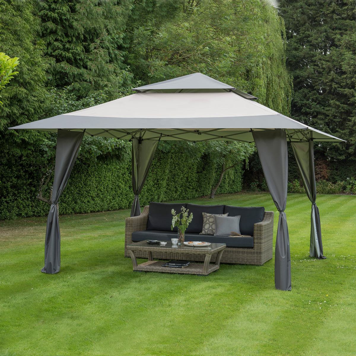 Got It Covered Grey 4m Pop Up Gazebo